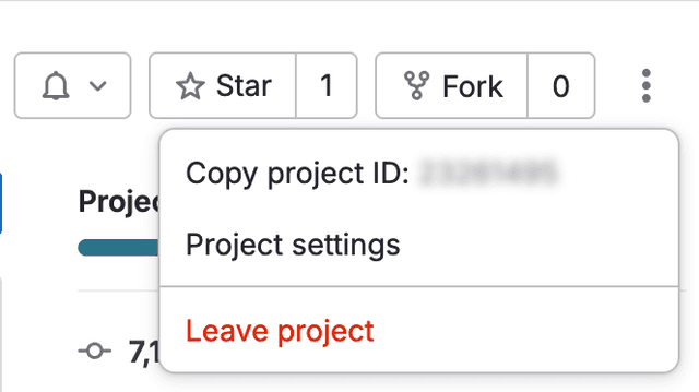 Gitlab Project ID Value
