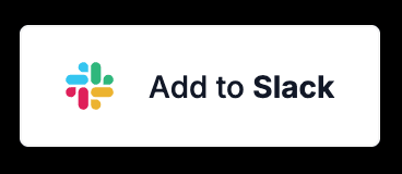 Slack integration button